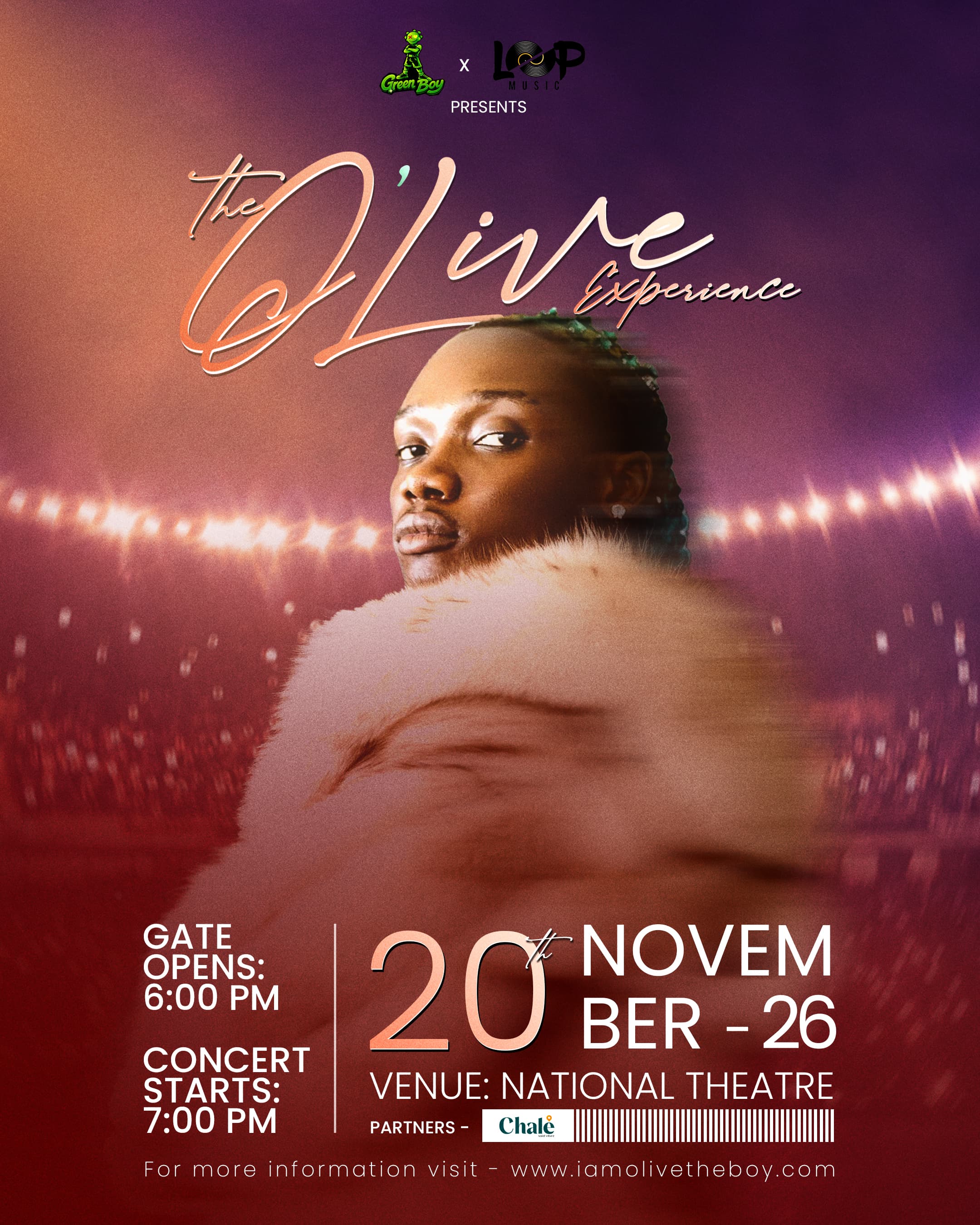 O'live Experience Early Bird Tickets artwork